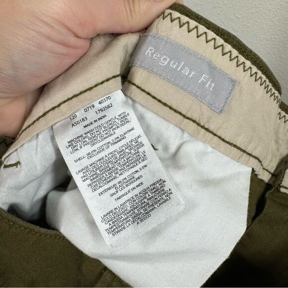 Columbia Men's Green Beige Flex ROC Canvas Cargo Utility Stretch Pants 48x32 - Picture 9 of 15